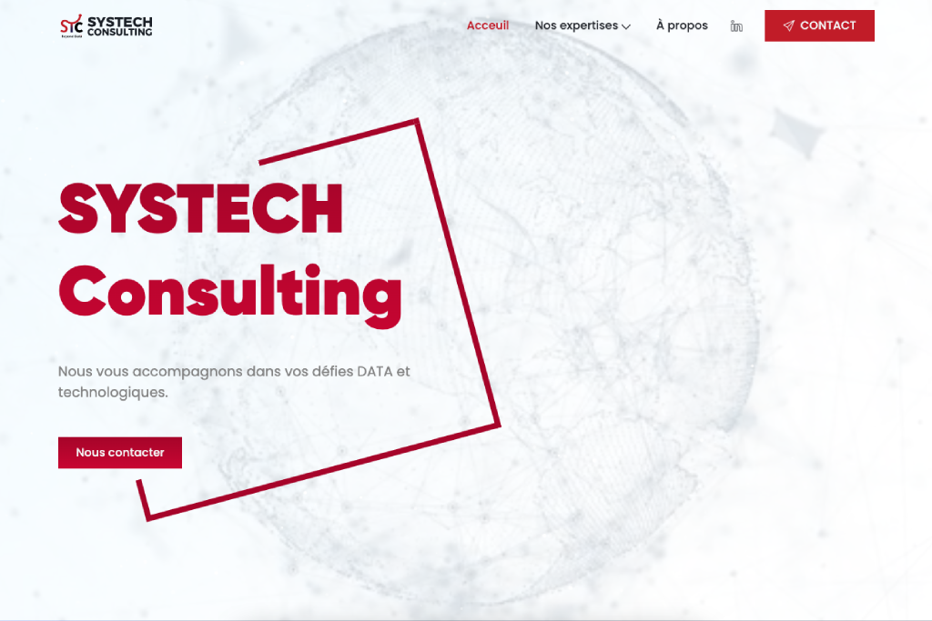 Systech Consulting - Développement site web Casablanca